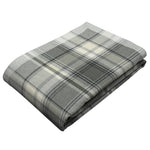 Load image into Gallery viewer, Heritage Charcoal Grey Tartan Throws & Runners