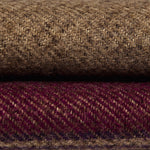 Load image into Gallery viewer, Heritage Purple + Green Tartan Throws & Runners