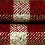 Load image into Gallery viewer, Heritage Red + White Tartan Throws & Runners