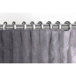 Load image into Gallery viewer, McAlister Textiles Matt Soft Silver Velvet Curtains Tailored Curtains