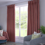 Load image into Gallery viewer, Matt Blush Pink Velvet Curtains