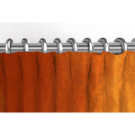 Load image into Gallery viewer, McAlister Textiles Matt Burnt Orange Velvet Curtains Tailored Curtains