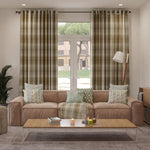 Load image into Gallery viewer, Angus Beige Cream Tartan Curtains
