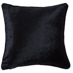Load image into Gallery viewer, McAlister Textiles Black Crushed Velvet Cushions Cushions and Covers Cover Only 43cm x 43cm
