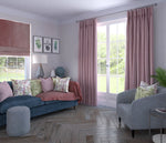 Load image into Gallery viewer, Herringbone Lilac Purple Curtains