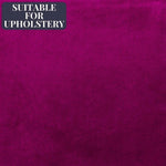 Load image into Gallery viewer, McAlister Textiles Matt Fuchsia Pink Velvet Fabric Fabrics