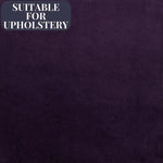 Load image into Gallery viewer, McAlister Textiles Matt Aubergine Purple Velvet Fabric Fabrics