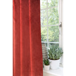 Load image into Gallery viewer, McAlister Textiles Matt Rust Red Orange Velvet Curtains Tailored Curtains