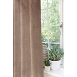 Load image into Gallery viewer, McAlister Textiles Matt Mocha Brown Velvet Curtains Tailored Curtains