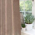 Load image into Gallery viewer, McAlister Textiles Matt Mocha Brown Velvet Curtains Tailored Curtains