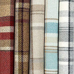 Load image into Gallery viewer, McAlister Textiles Heritage Yellow + Grey Tartan Cushion Cushions and Covers