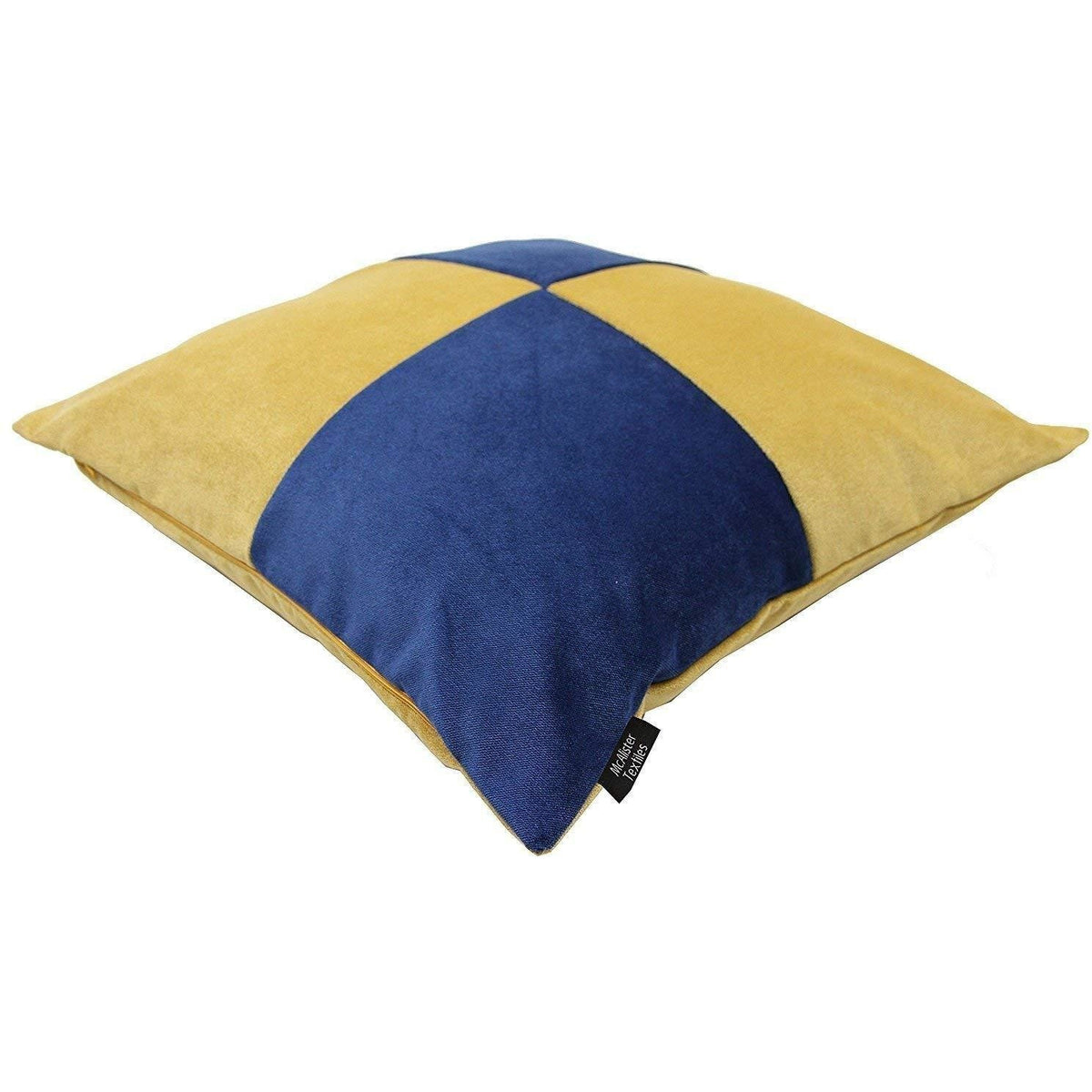 Navy yellow outlet cushions