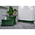 Load image into Gallery viewer, McAlister Textiles Matt Moss Green Velvet Cushion Cushions and Covers