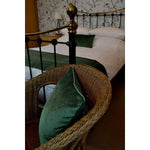 Load image into Gallery viewer, McAlister Textiles Matt Moss Green Velvet Cushion Cushions and Covers