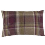 Load image into Gallery viewer, McAlister Textiles Heritage Purple + Green Tartan Cushion Cushions and Covers Cover Only 50cm x 30cm