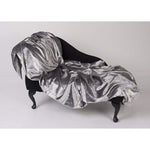 Load image into Gallery viewer, McAlister Textiles Crushed Velvet Silver Fabric Fabrics
