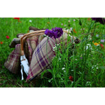 Load image into Gallery viewer, McAlister Textiles Angus Purple + Green Tartan Cushion Cushions and Covers