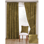 Load image into Gallery viewer, McAlister Textiles Lime Green Crushed Velvet Curtains Tailored Curtains 116cm(w) x 182cm(d) (46" x 72")