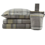 Load image into Gallery viewer, McAlister Textiles Heritage Yellow + Grey Tartan Cushion Cushions and Covers