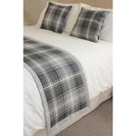 Load image into Gallery viewer, McAlister Textiles Angus Charcoal Grey Tartan Cushion Cushions and Covers