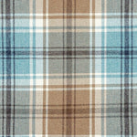 Load image into Gallery viewer, McAlister Textiles Angus Duck Egg Blue Tartan Check Curtain Fabric Fabrics