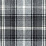 Load image into Gallery viewer, McAlister Textiles Angus Charcoal Grey Tartan Check Curtain Fabric Fabrics 
