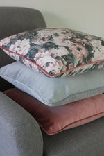 Load image into Gallery viewer, McAlister Textiles Matt Dove Grey Velvet Cushion Cushions and Covers