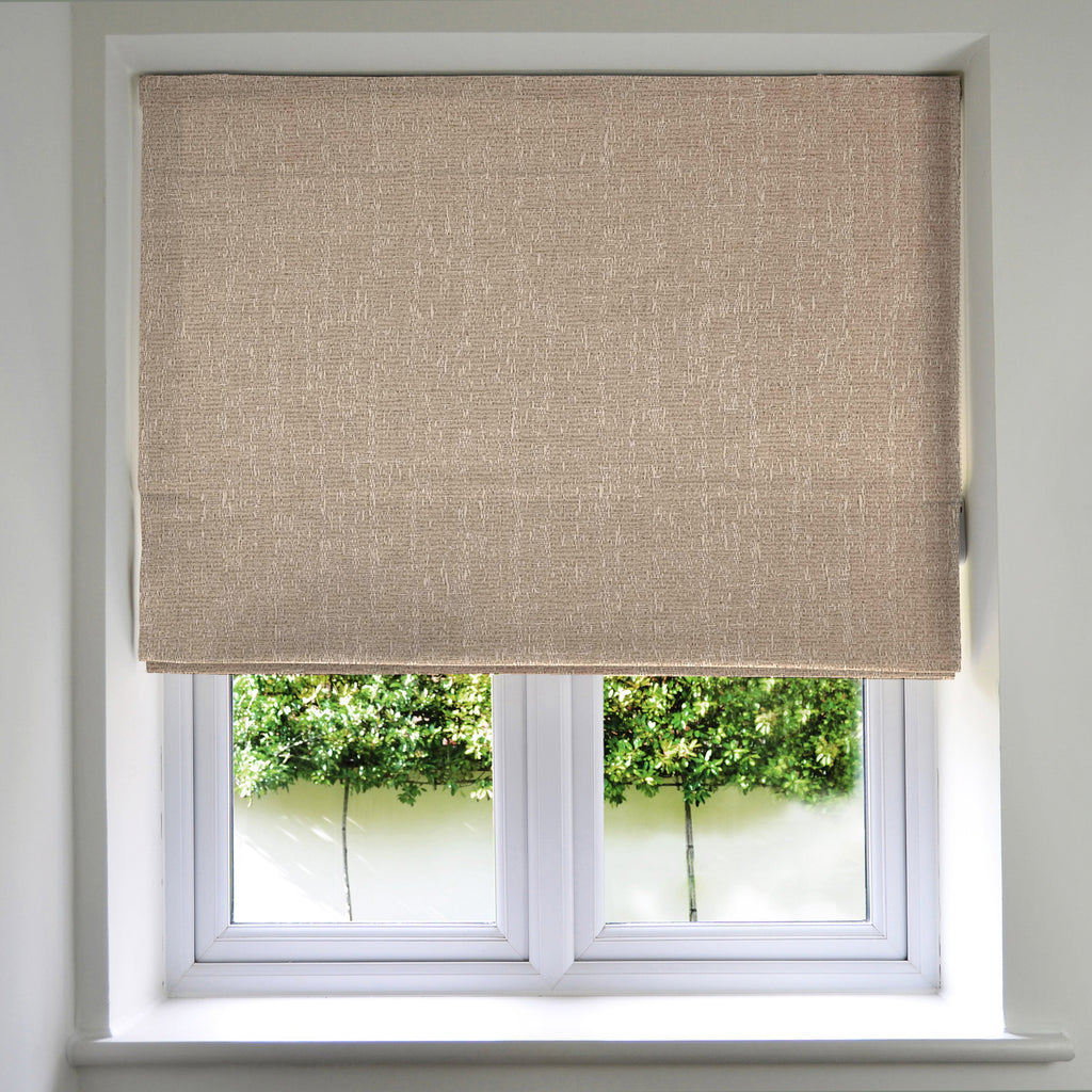 Eternity Taupe Roman Blinds
