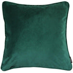 Load image into Gallery viewer, McAlister Textiles Matt Emerald Green Velvet Cushion Cushions and Covers Cover Only 43cm x 43cm