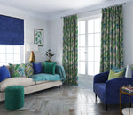 Load image into Gallery viewer, McAlister Textiles Palm Leaf New Printed Velvet Curtains Tailored Curtains 
