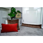 Load image into Gallery viewer, McAlister Textiles Matt Rust Red Orange Velvet Cushion Cushions and Covers