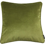 Load image into Gallery viewer, McAlister Textiles Matt Lime Green Velvet Cushion Cushions and Covers Cover Only 43cm x 43cm