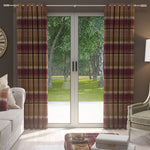 Load image into Gallery viewer, Heritage Purple + Green Tartan Curtains