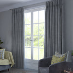 Load image into Gallery viewer, Matt Dove Grey Velvet Curtains