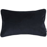 Load image into Gallery viewer, McAlister Textiles Matt Black Velvet Cushion Cushions and Covers Cover Only 50cm x 30cm
