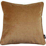 Load image into Gallery viewer, McAlister Textiles Matt Caramel Gold Velvet Cushion Cushions and Covers Cover Only 43cm x 43cm