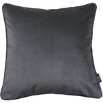 Load image into Gallery viewer, McAlister Textiles Matt Charcoal Grey Velvet Cushion Cushions and Covers Cover Only 43cm x 43cm