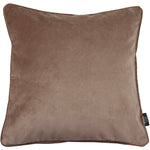 Load image into Gallery viewer, McAlister Textiles Matt Mocha Brown Velvet Cushion Cushions and Covers Cover Only 43cm x 43cm