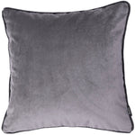 Load image into Gallery viewer, McAlister Textiles Matt Soft Silver Velvet Cushion Cushions and Covers Cover Only 43cm x 43cm