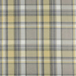 Load image into Gallery viewer, McAlister Textiles Heritage Tartan Mustard Yellow + Grey Curtain Fabric Fabrics 1 Metre