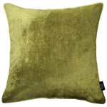 Load image into Gallery viewer, McAlister Textiles Lime Green Crushed Velvet Cushions Cushions and Covers Cover Only 43cm x 43cm