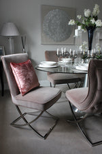 Load image into Gallery viewer, McAlister Textiles Rose Pink Crushed Velvet Cushions Cushions and Covers