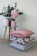 Load image into Gallery viewer, McAlister Textiles Matt Blush Pink Velvet Cushion Cushions and Covers