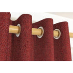 Load image into Gallery viewer, McAlister Textiles Herringbone Red Curtains Tailored Curtains