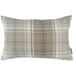 Load image into Gallery viewer, McAlister Textiles Angus Beige Cream Tartan Cushion Cushions and Covers Cover Only 50cm x 30cm
