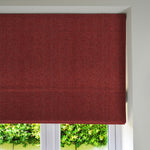 Load image into Gallery viewer, McAlister Textiles Herringbone Red Roman Blind Roman Blinds