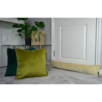 Load image into Gallery viewer, McAlister Textiles Matt Lime Green Velvet Cushion Cushions and Covers