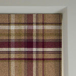 Load image into Gallery viewer, McAlister Textiles Heritage Purple + Green Tartan Roman Blind Roman Blinds