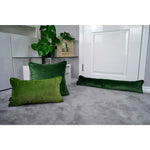 Load image into Gallery viewer, McAlister Textiles Matt Fern Green Velvet Cushion Cushions and Covers