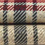 Load image into Gallery viewer, McAlister Textiles Angus Red + White Tartan Curtains Tailored Curtains